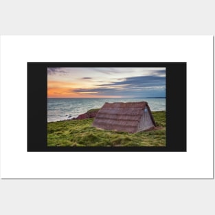 Seaweed Drying Hut, Freshwater West, Pembrokeshire Posters and Art
